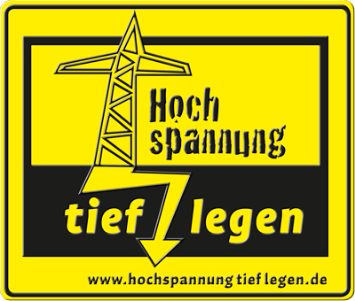 Hochspannung tief legen – Das Logo